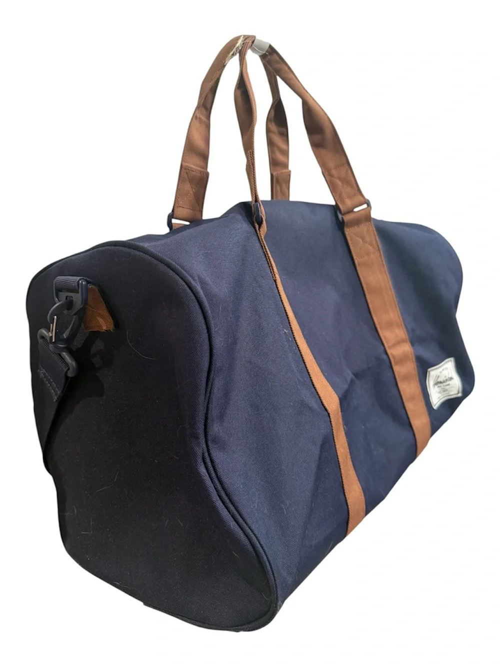 Herschel Supply Company Navy Duffel with Brown Straps